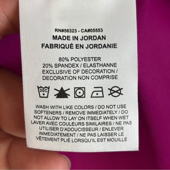 NWT Nike Sz S Yoga Dri-Fit Women's Pink and Black Racerback Tank Top - Picture 6 of 8